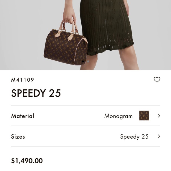 SOLD****Louis Vuitton Iconic Monogram Speedy 25 Purse Bag - Picture 14 of 16